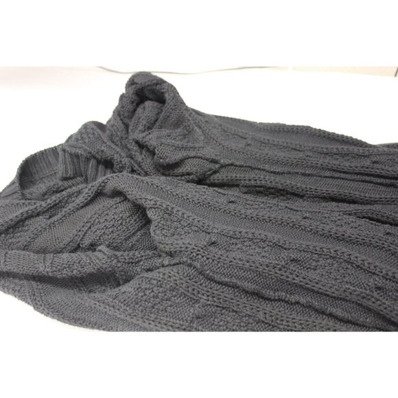 American Crew Club Fisherman Sweater Men’s Size XL Cable Knit V-Neck Vintage - Picture 6 of 10